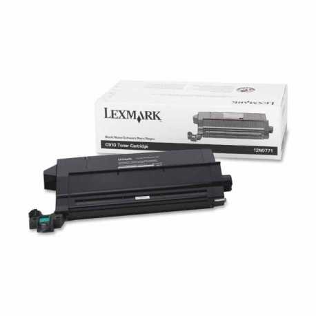 Lexmark C910 - 12N0771 BK Siyah Orijinal Laser Toner Kartuşu