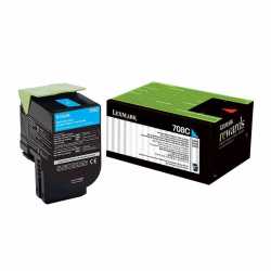 Lexmark CS310 - 70C80C0 C Mavi Orijinal Laser Toner Kartuşu