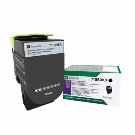 Lexmark CS317- 71B50K0 BK Siyah Orijinal Laser Toner Kartuşu