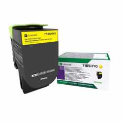 Lexmark CS417 - 71B5HY0 Y Sarı Orijinal Yüksek Kapasiteli Laser Toner Kartuşu