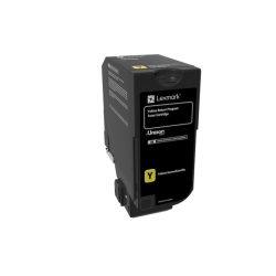 Lexmark CS720 - 74C50Y0 Y Sarı Orijinal Laser Toner Kartuşu