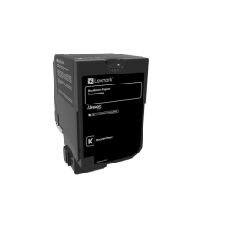 Lexmark CS720 - 74C5SK0 BK Siyah Orijinal Yüksek Kapasiteli Laser Toner Kartuşu