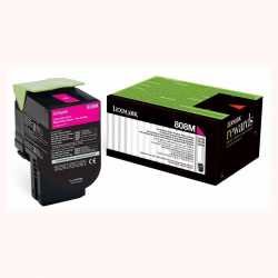 Lexmark CX310 - 80C80M0 M Kırmızı Orijinal Laser Toner Kartuşu