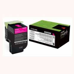 Lexmark CX310 - 80C8SM0 M Kırmızı Orijinal Yüksek Kapasiteli Laser Toner Kartuşu