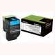Lexmark CX510 - 80C8XC0 C Mavi Orijinal Extra Yüksek Kapasiteli Laser Toner Kartuşu