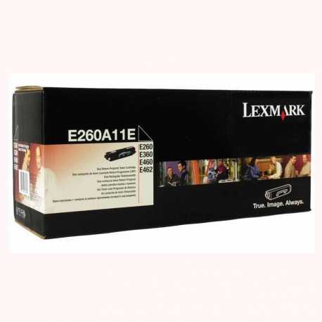Lexmark E260 - E260A11E BK Siyah Orijinal Laser Toner Kartuşu