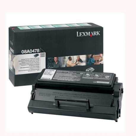 Lexmark E320 - 08A0478 BK Siyah Orijinal Yüksek Kapasiteli Laser Toner Kartuşu