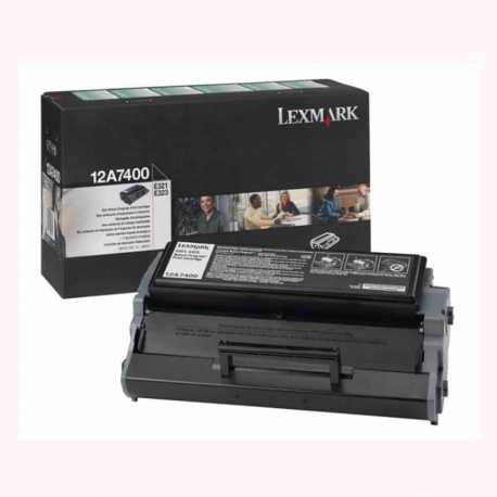 Lexmark E321 - 12A7400 BK Siyah Orijinal Laser Toner Kartuşu