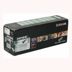 Lexmark E330 - 34016HE BK Siyah Orijinal Yüksek Kapasiteli Laser Toner Kartuşu