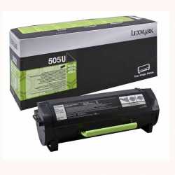 Lexmark MS510 - 505U50F5U00 BK Siyah Orijinal Ultra Yüksek Kapasiteli Laser Toner Kartuşu