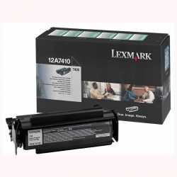 Lexmark Optra T420 - 12A7410 BK Siyah Orijinal Laser Toner Kartuşu