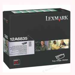 Lexmark T520 - 12A6835 BK Siyah Orijinal Yüksek Kapasiteli Laser Toner Kartuşu