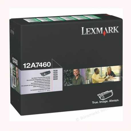 Lexmark T630 - 12A7460 Siyah Orijinal Laser Toner Kartuşu