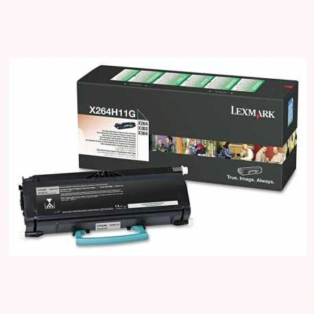 Lexmark X264 - X264H11G Siyah Orijinal Yüksek Kapasiteli Laser Toner Kartuşu