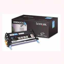 Lexmark X560 - X560A2CG C Mavi Orijinal Laser Toner Kartuşu