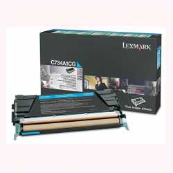 Lexmark X746 - X746A1CG C Mavi Orijinal Laser Toner Kartuşu