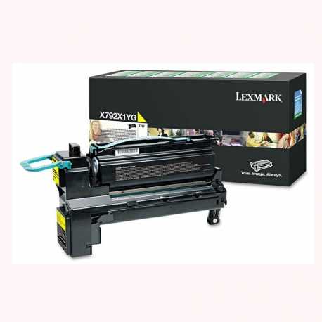 Lexmark X792 - X792X1YG Y Sarı Orijinal Yüksek Kapasiteli Laser Toner Kartuşu