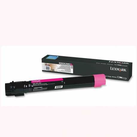 Lexmark X950 - X950X2MG M Kırmızı Orijinal Laser Toner Kartuşu