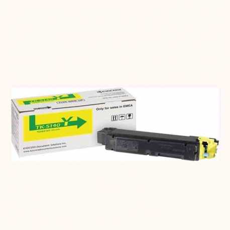 Kyocera Mita TK-5140 (M6030cdn) Y Sarı Orijinal Toner Kartuşu