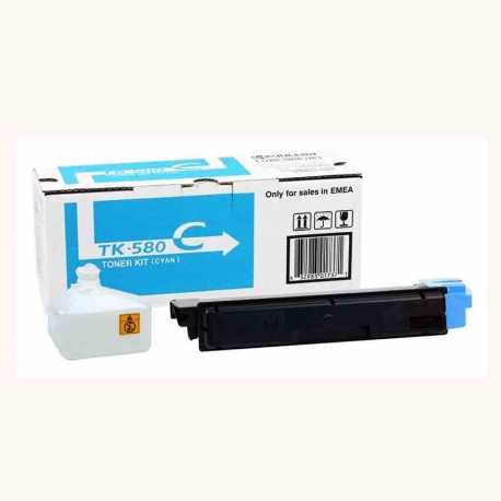 Kyocera Mita TK-580 (FS-C5150D) C Mavi Orijinal Toner Kartuşu