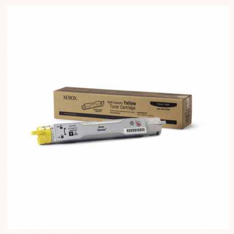 Xerox 106R01084 Y Sarı Orijinal Yüksek Kapasiteli Laser Toner Kartuşu Phaser 6300