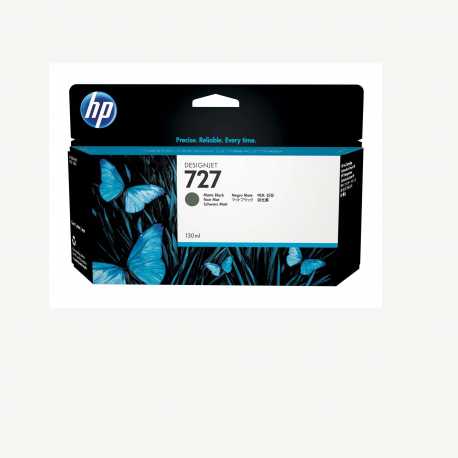 HP 727 - C1Q12A 130 ml Mat Siyah DesignJet Orijinal Mürekkep Kartuşu