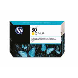 HP 80 - C4873A 175 ml Sarı Orijinal Mürekkep Kartuşu