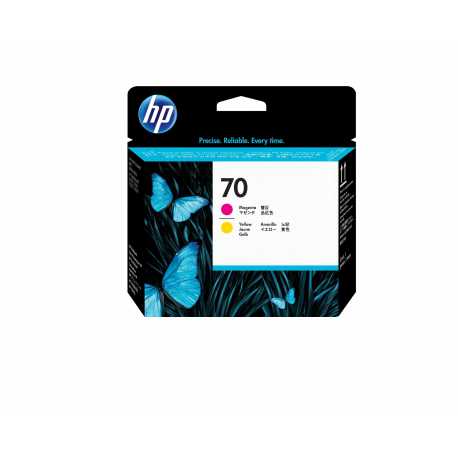 HP 70 - C9406A Macenta ve Sarı DesignJet Orijinal Baskı Kafası