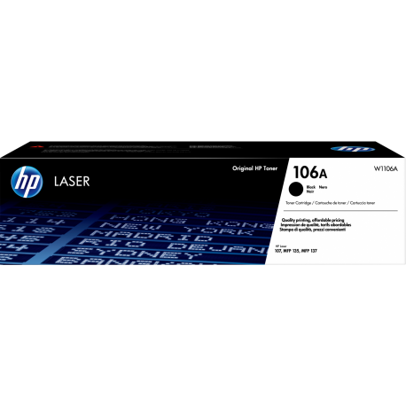 HP 106A - W1106A Siyah Orijinal Lazer Toner