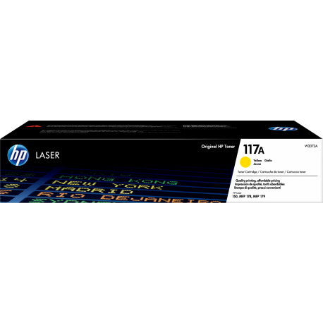 HP 117A - W2072A Sarı / Yellow Orijinal Lazer Toner 117 A