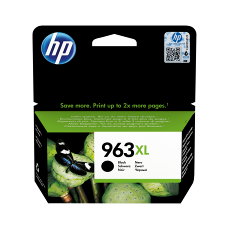 HP 963XL - 3JA28AE Yüksek Kapasiteli Siyah Orijinal Mürekkep Kartuşu