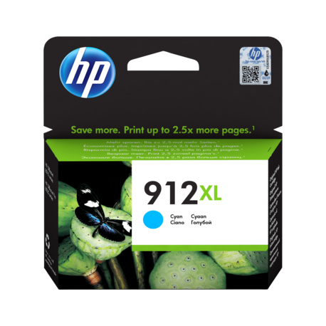 HP 912XL - 3YL81AE Yüksek Kapasiteli Mavi Orijinal Mürekkep Kartuşu