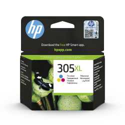 HP 305 XL - 3YM63AE Yüksek Kapasiteli Orijinal Renkli Mürekkep Kartuş - DeskJet 2710 / 272X