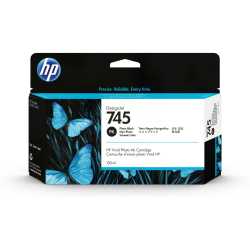 HP 745- F9J98A Orijinal Fotoğraf Siyahı Mürekkep Kartuşu 130 ML