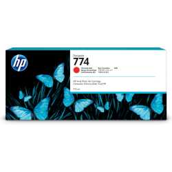 HP 774- P2W02A Orijinal Kromatik Kırmızı Mürekkep Kartuşu 775 ML