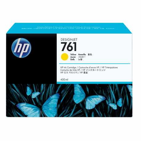 HP 761 - CM992A 400 ml Sarı DesignJet Mürekkep Kartuşu