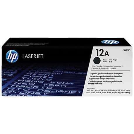 HP Q2612A SİYAH ORİJİNAL SIFIR TONER 12A