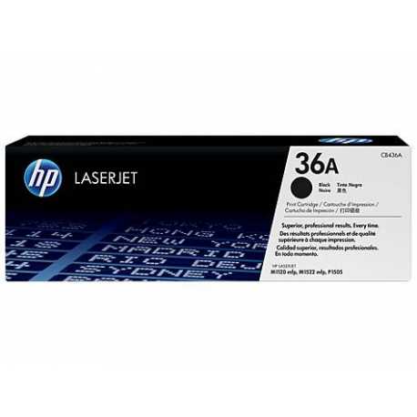 HP CB436A SİYAH ORİJİNAL SIFIR TONER 36A